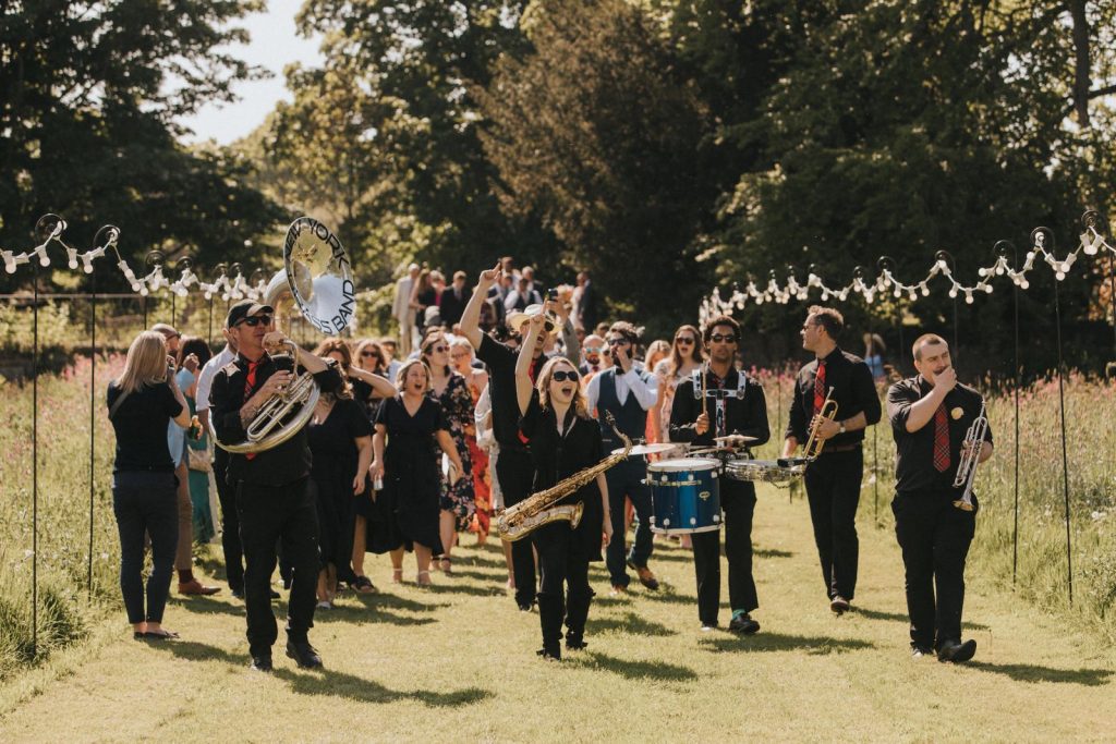 brass band procession